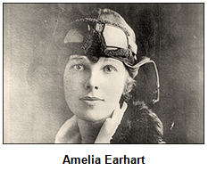 Amelia Earhart.