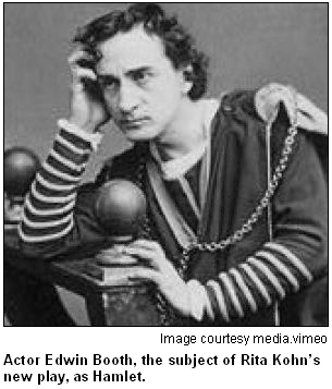 Actor Edwin Booth, as Hamlet. Image courtesy media.vimeo.