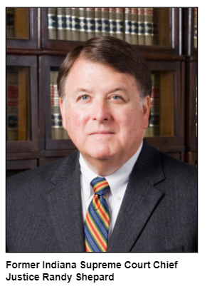 Former Indiana Supreme Court Chief Justice Randy Shepard.