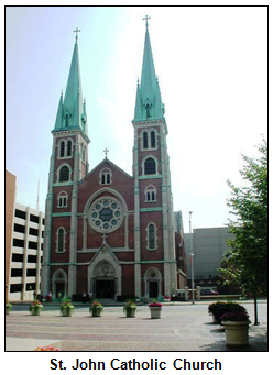 St. John Church in downtown Indianapolis.