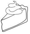 Pie drawing.